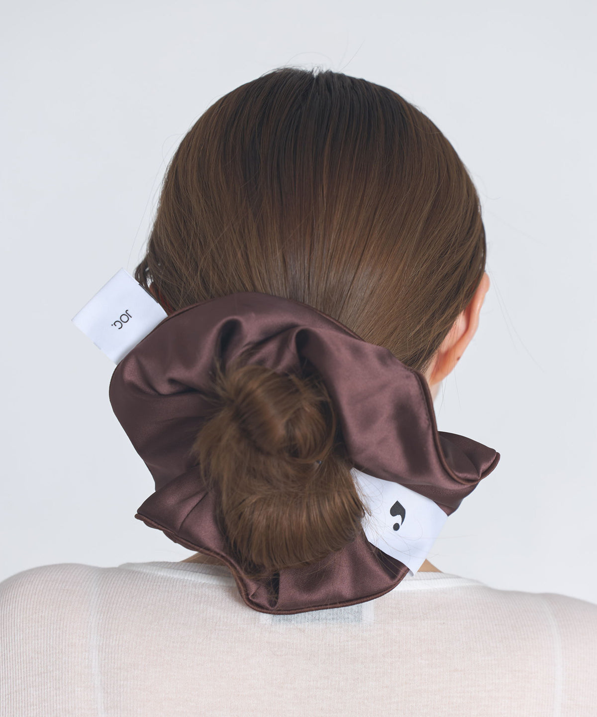 satin-scrunchie-brown