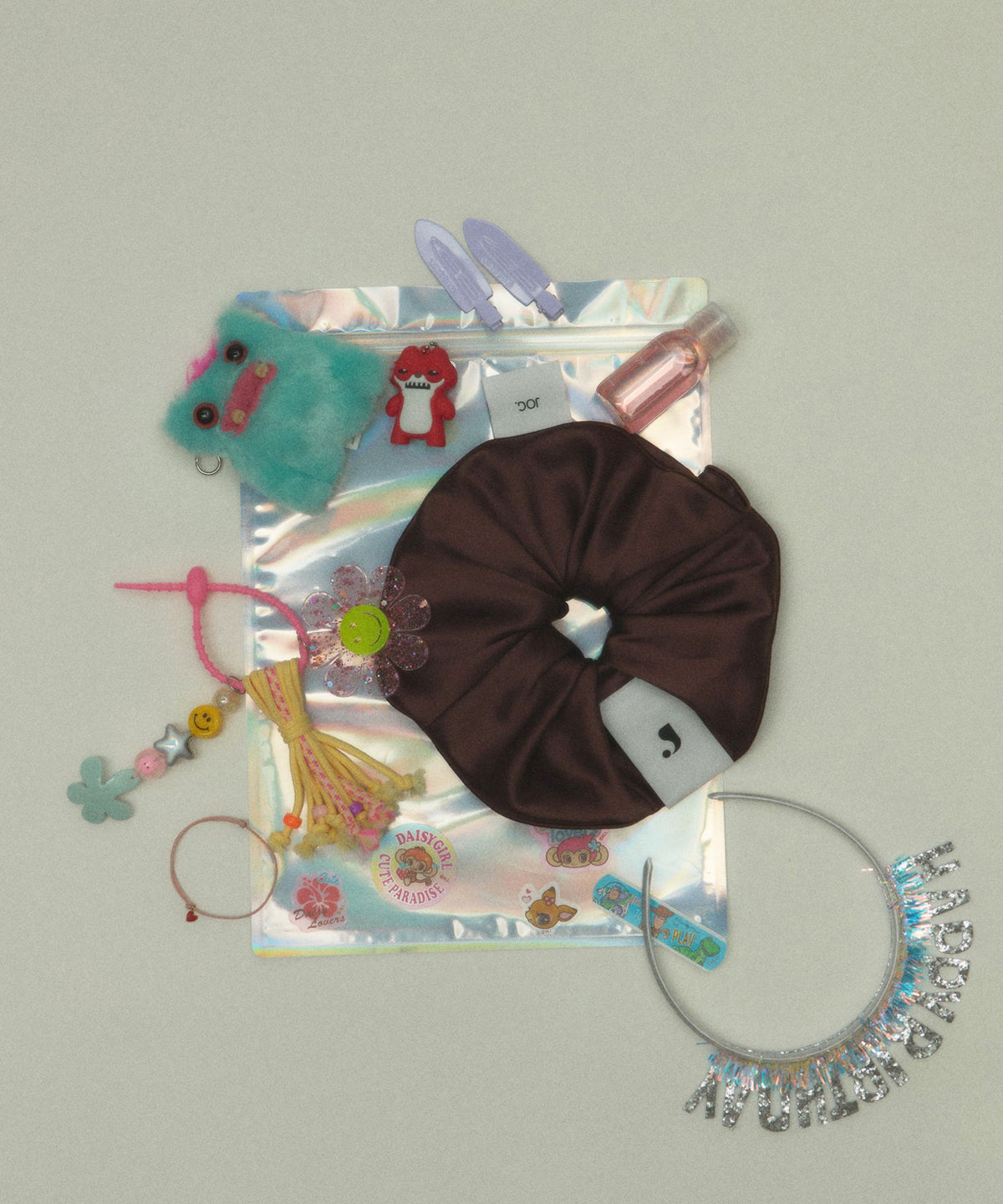 satin-scrunchie-brown