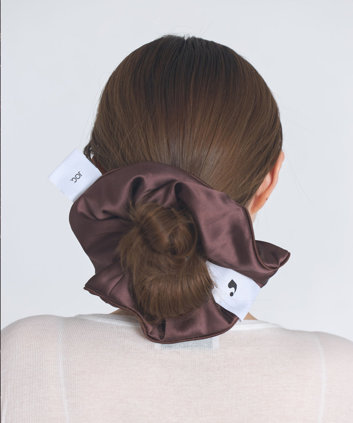 satin-scrunchie-brown